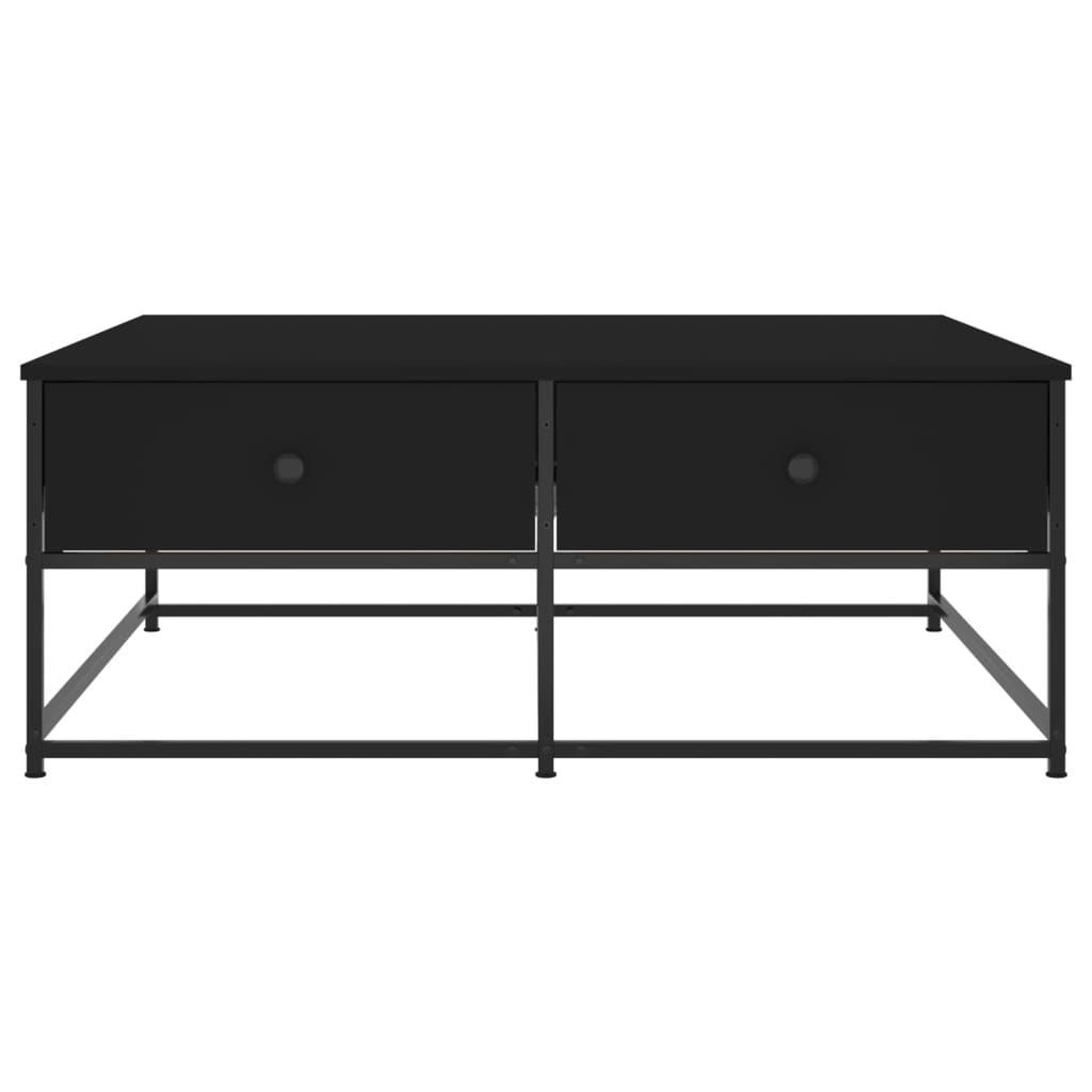 Coffee Table Black 100x99x40 cm Engineered Wood