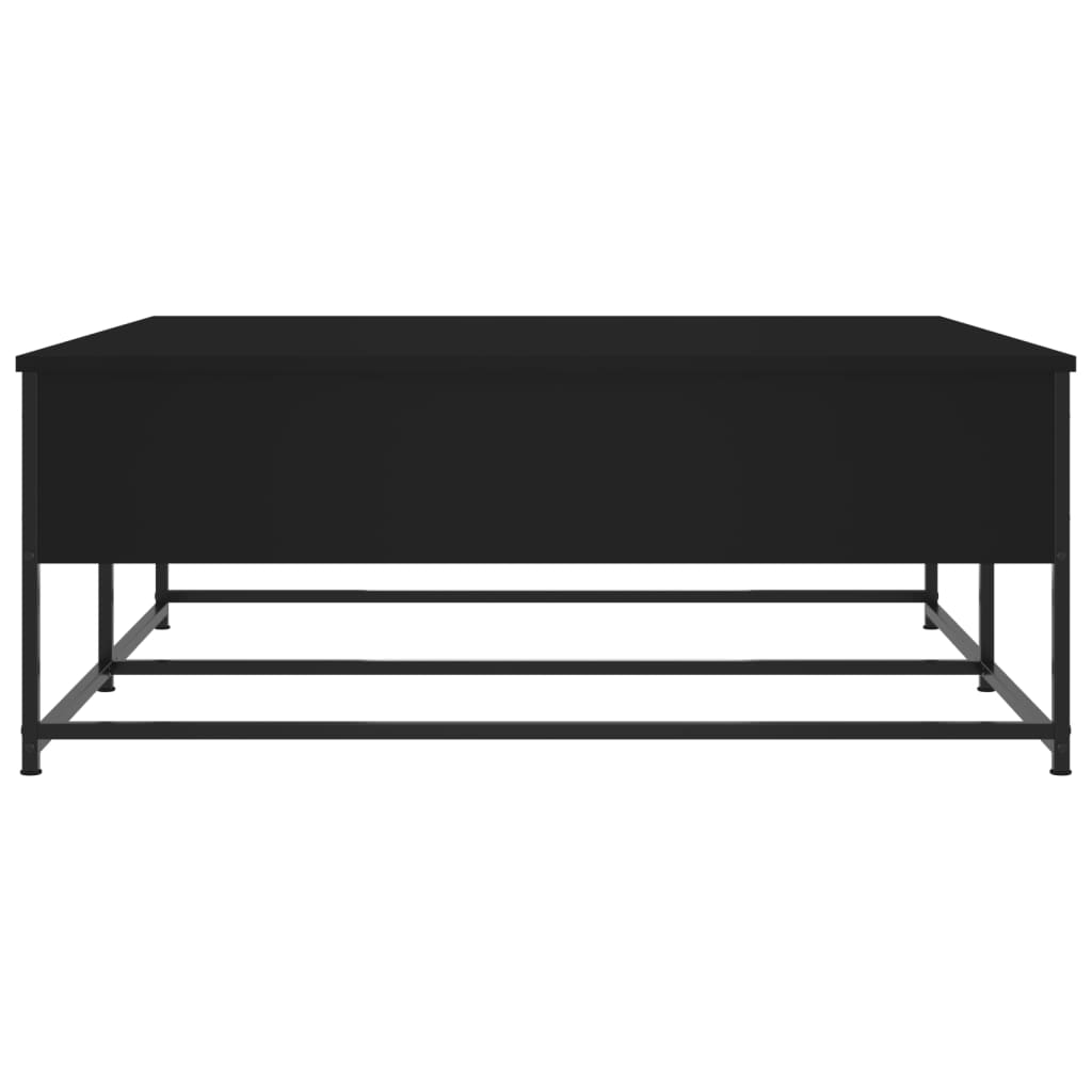 Coffee Table Black 100x99x40 cm Engineered Wood