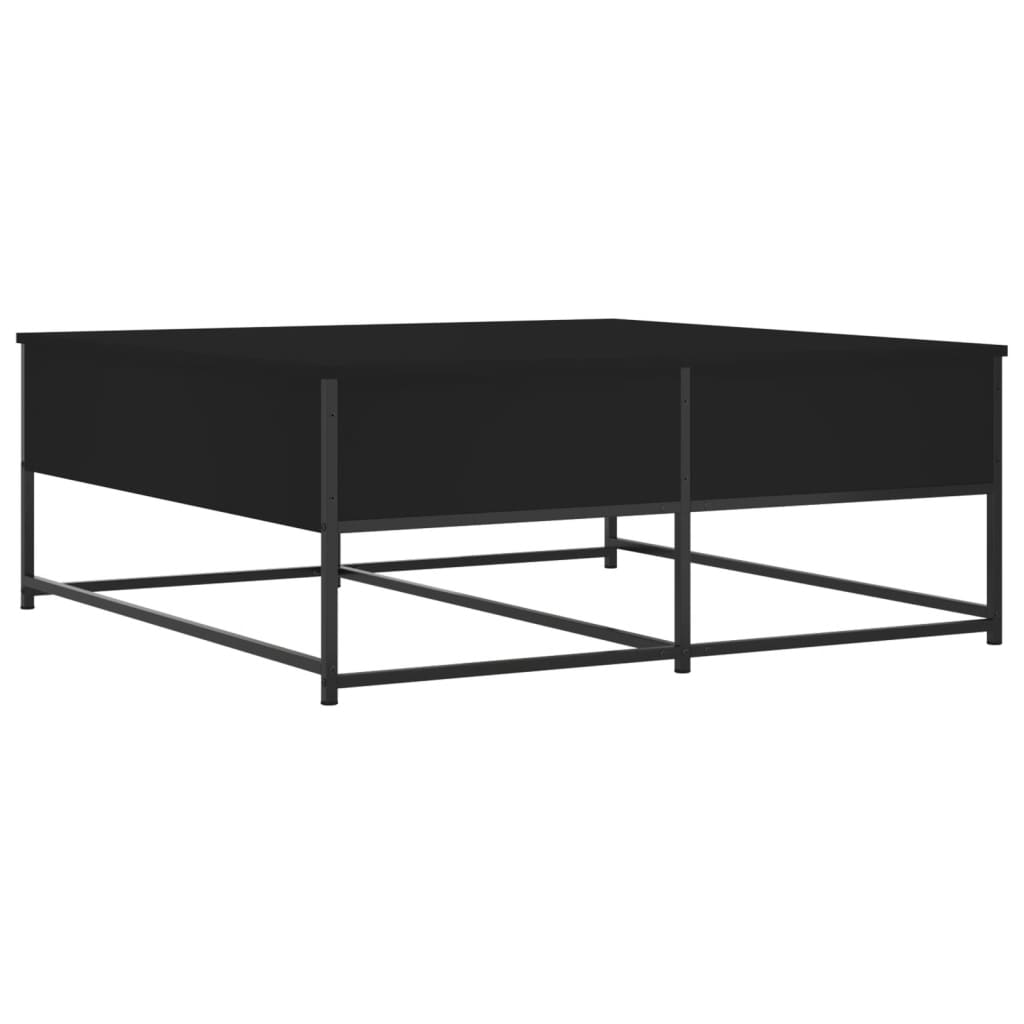 Coffee Table Black 100x99x40 cm Engineered Wood