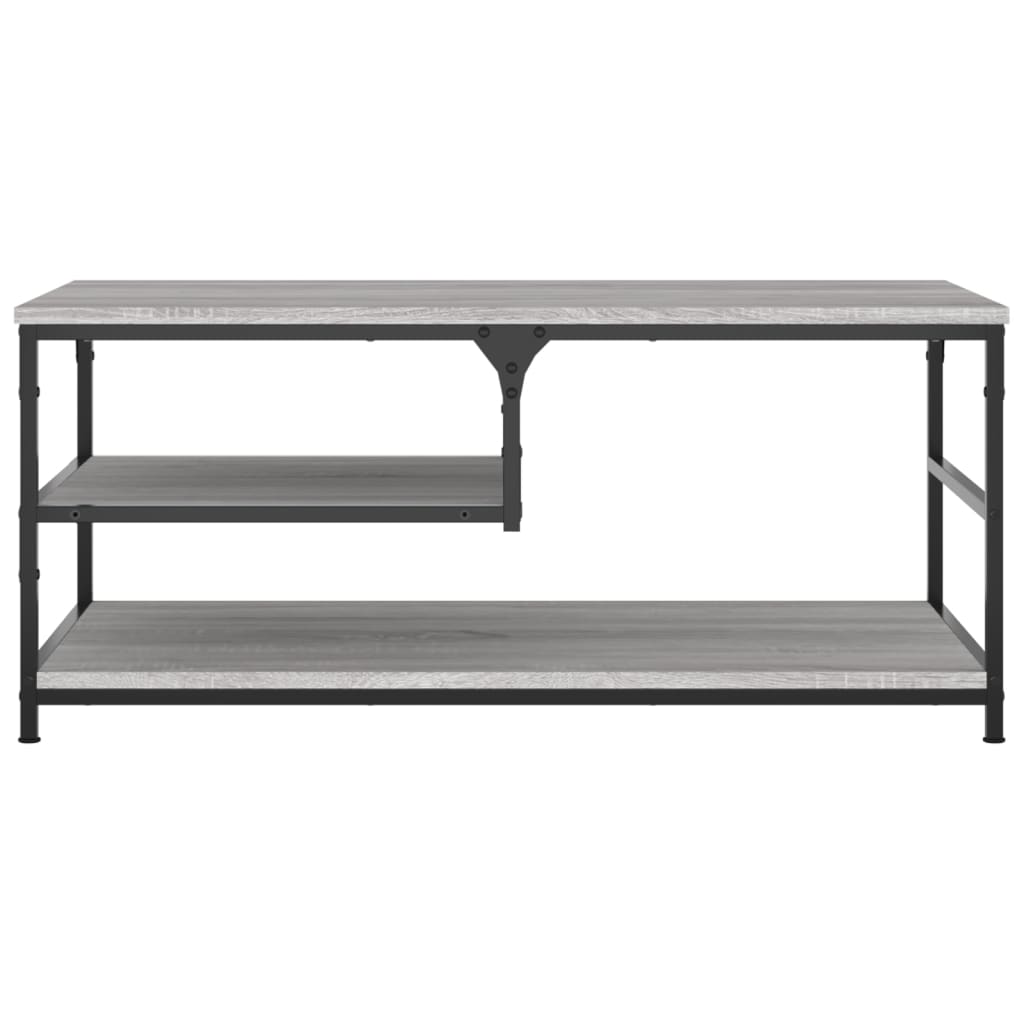 Coffee Table Grey Sonoma 90x49x40 cm Engineered Wood