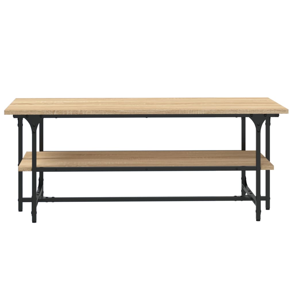 Coffee Table Sonoma Oak 100x50x40 cm Engineered Wood