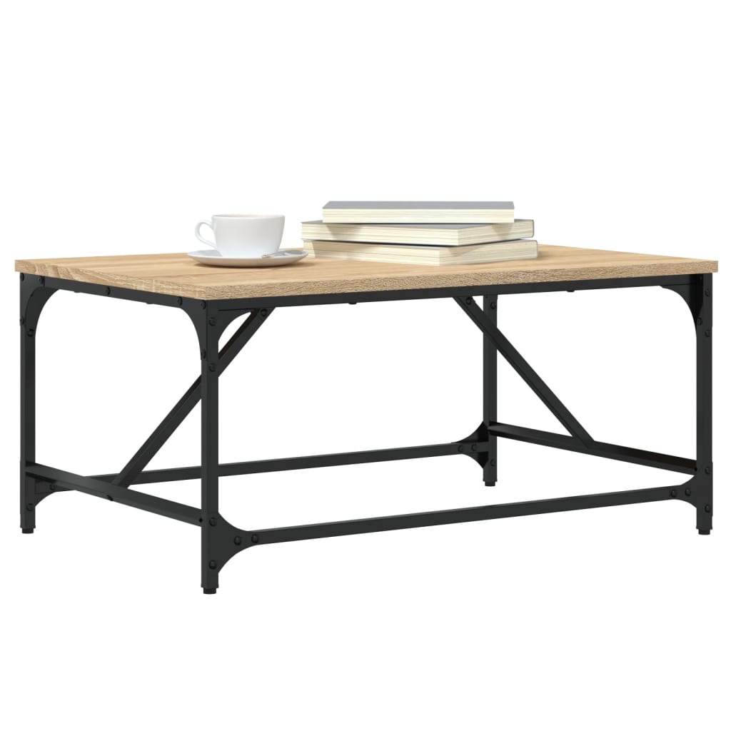 Coffee Table Sonoma Oak 75x50x35 cm Engineered Wood