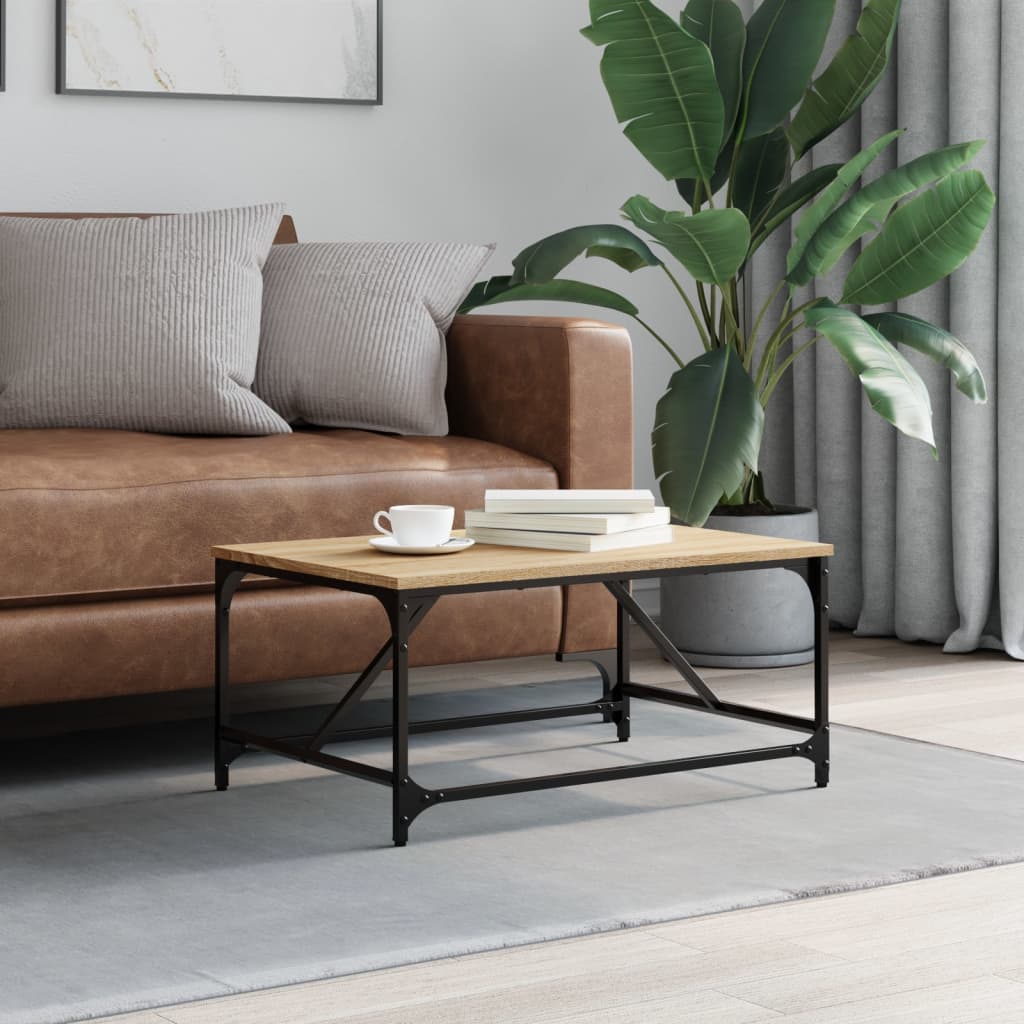 Coffee Table Sonoma Oak 75x50x35 cm Engineered Wood