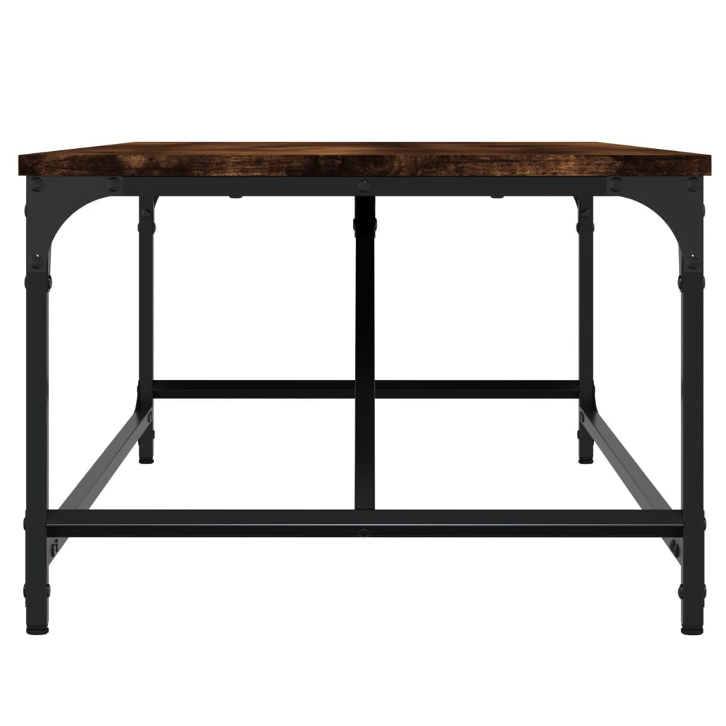 Coffee Table Smoked Oak 100x50x35 cm Engineered Wood