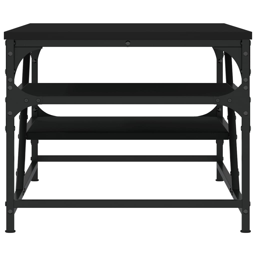 Coffee Table Black 100x49x40 cm Engineered Wood