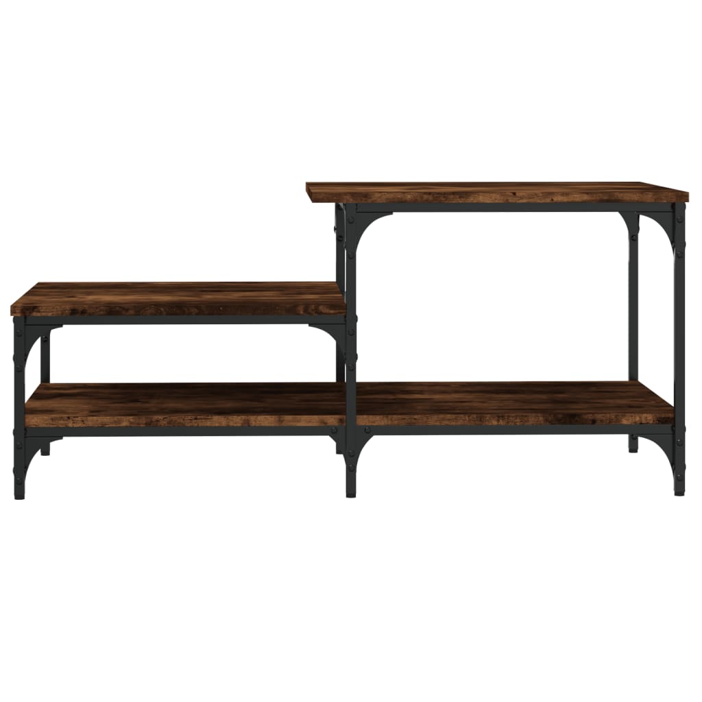 Coffee Table Smoked Oak 100x50.5x45 cm Engineered Wood