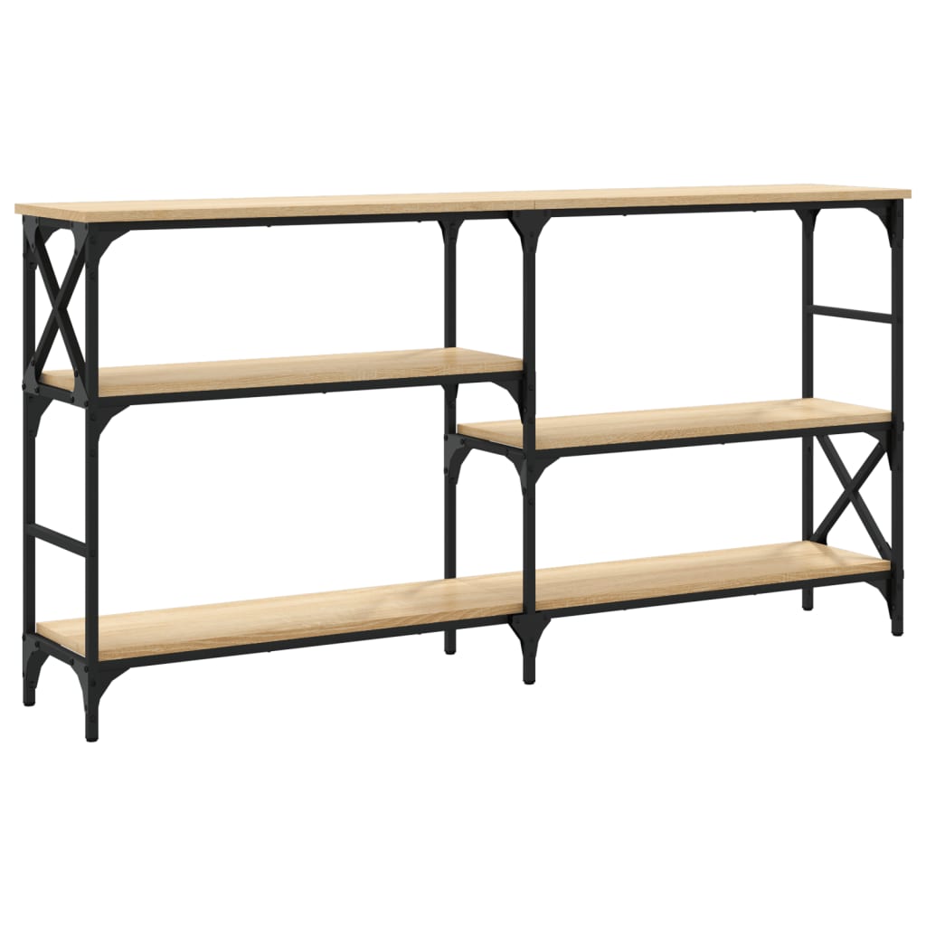 Console Table Sonoma Oak 150x29x76.5 cm Engineered Wood