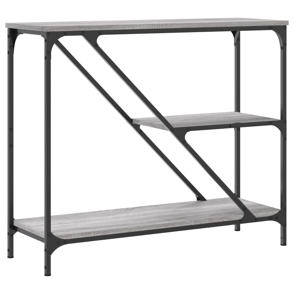 Console Table Grey Sonoma 88.5x30x75 cm Engineered Wood