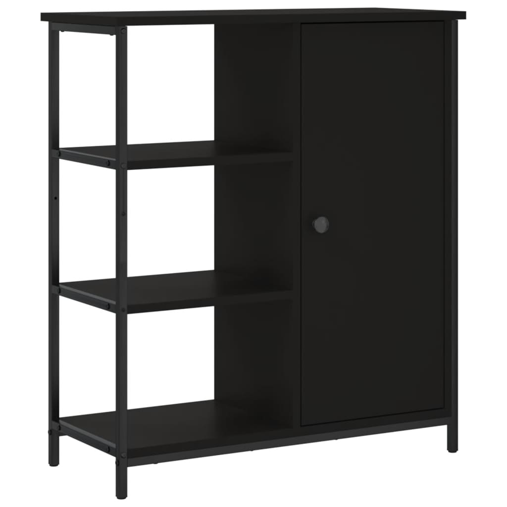 Sideboard Black 70x30x80 cm Engineered Wood