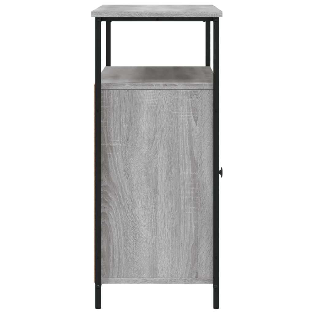 Sideboard Grey Sonoma 100x35x80 cm Engineered Wood