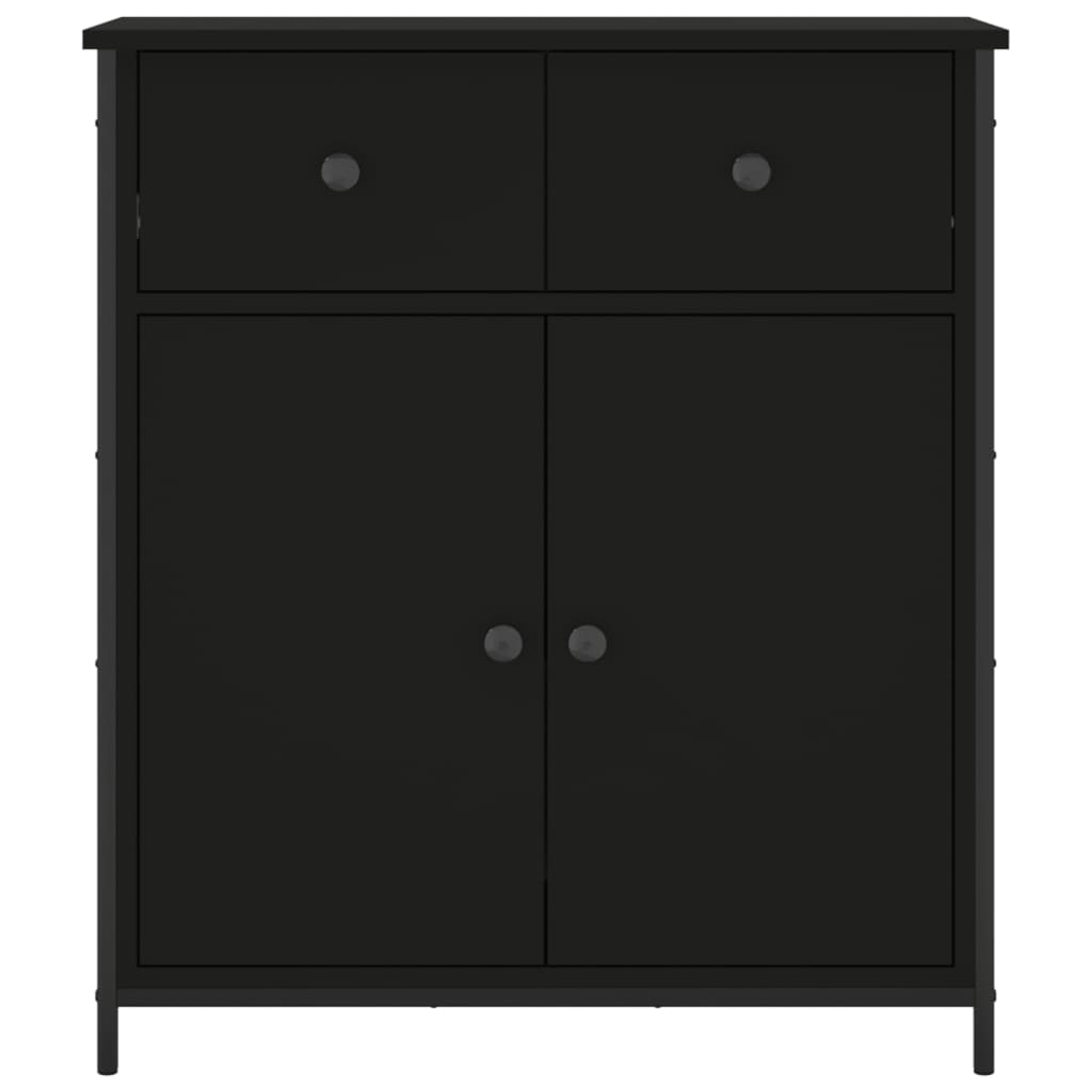 Modern Wooden Sideboard Storage Cabinet Unit With 2 Doors & 2 Drawers Wood