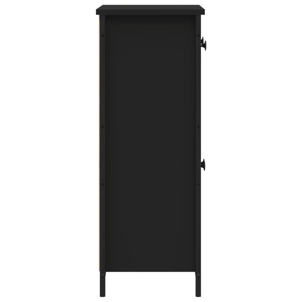 Modern Wooden Sideboard Storage Cabinet Unit With 2 Doors & 2 Drawers Wood