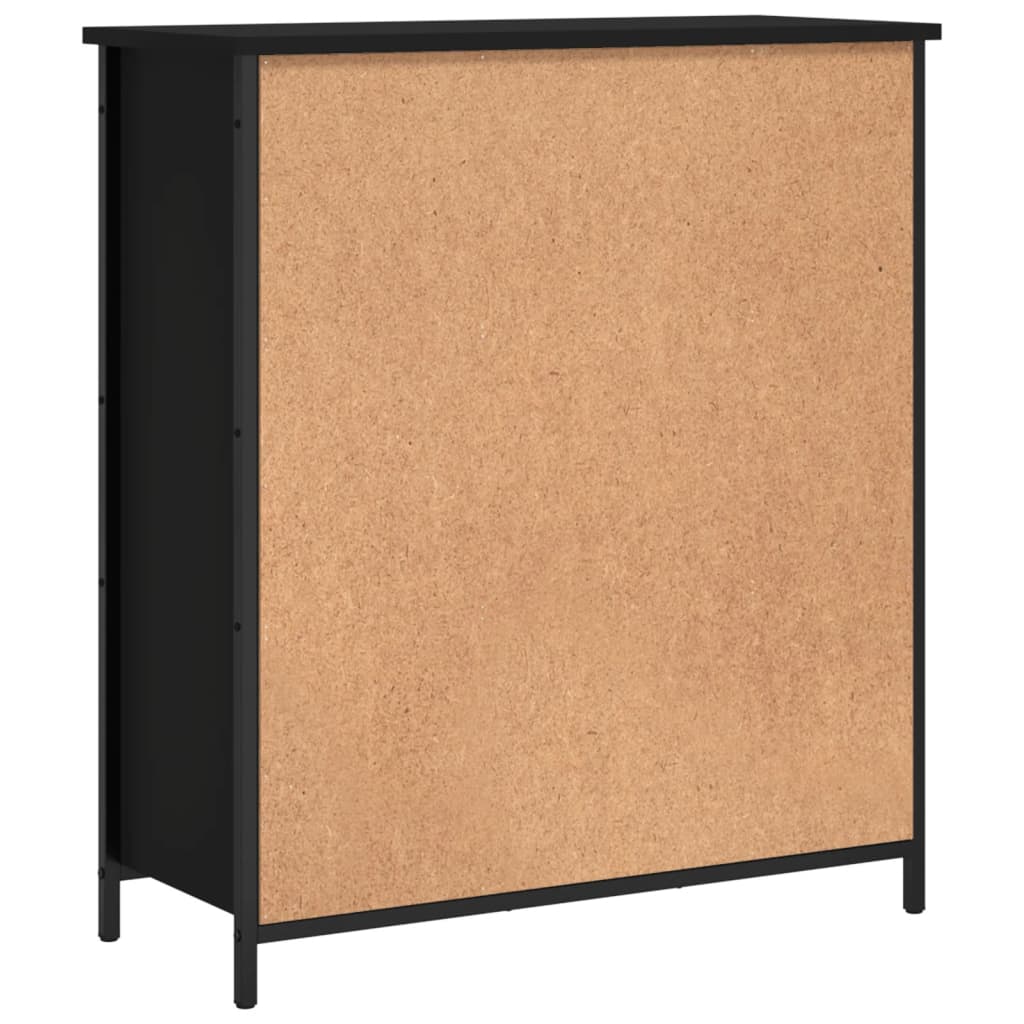 Modern Wooden Sideboard Storage Cabinet Unit With 2 Doors & 2 Drawers Wood