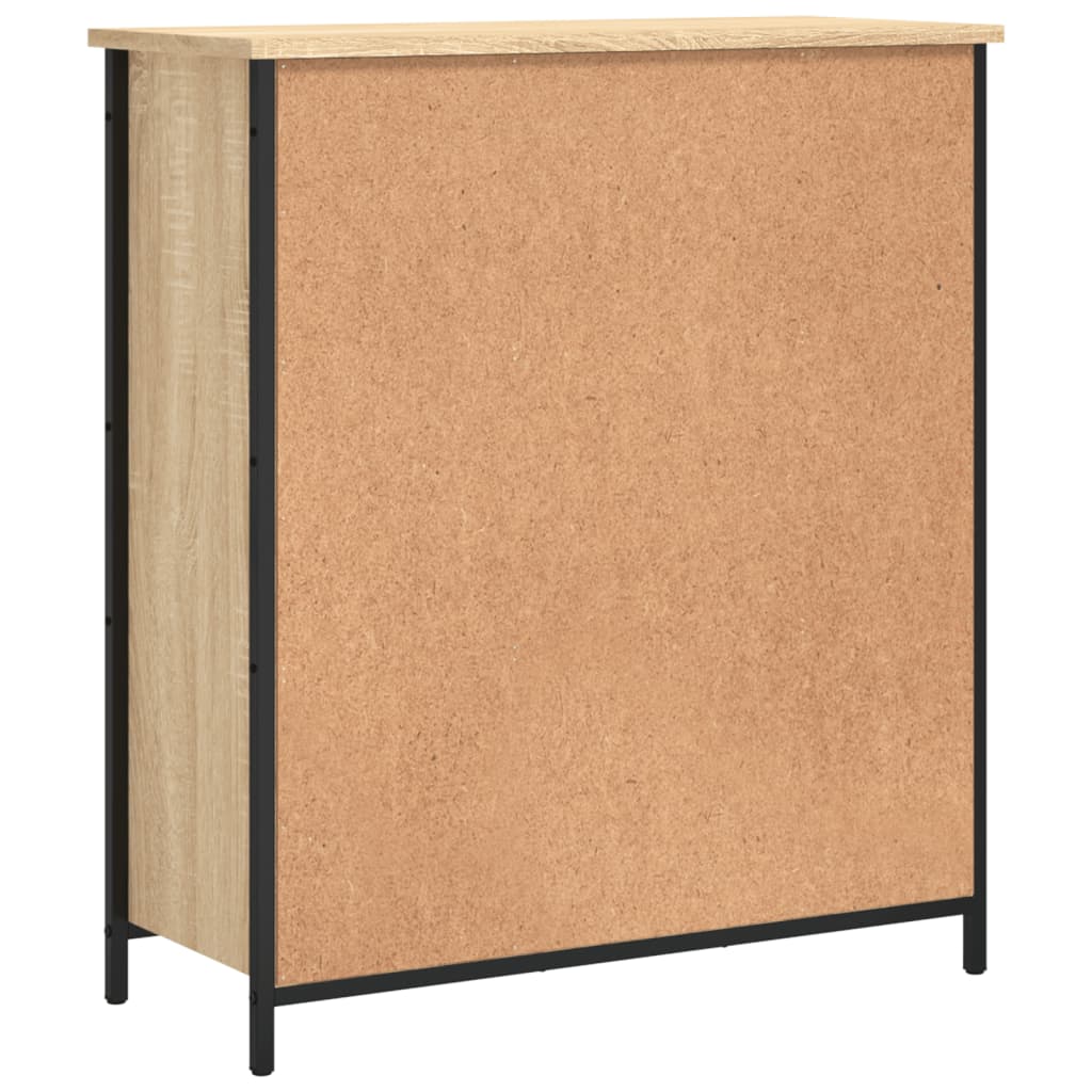 Modern Wooden Sideboard Storage Cabinet Unit With 2 Doors & 2 Drawers Wood
