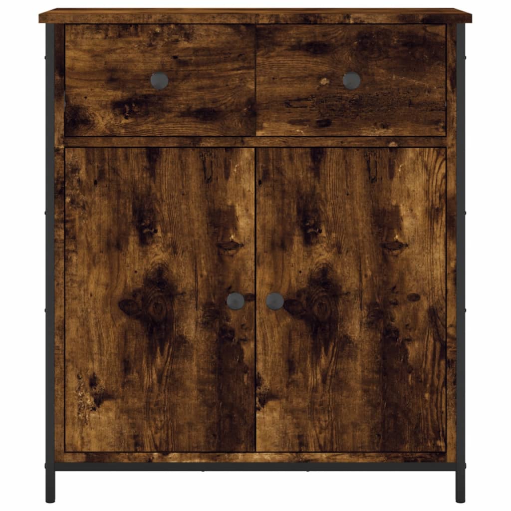 Modern Wooden Sideboard Storage Cabinet Unit With 2 Doors & 2 Drawers Wood