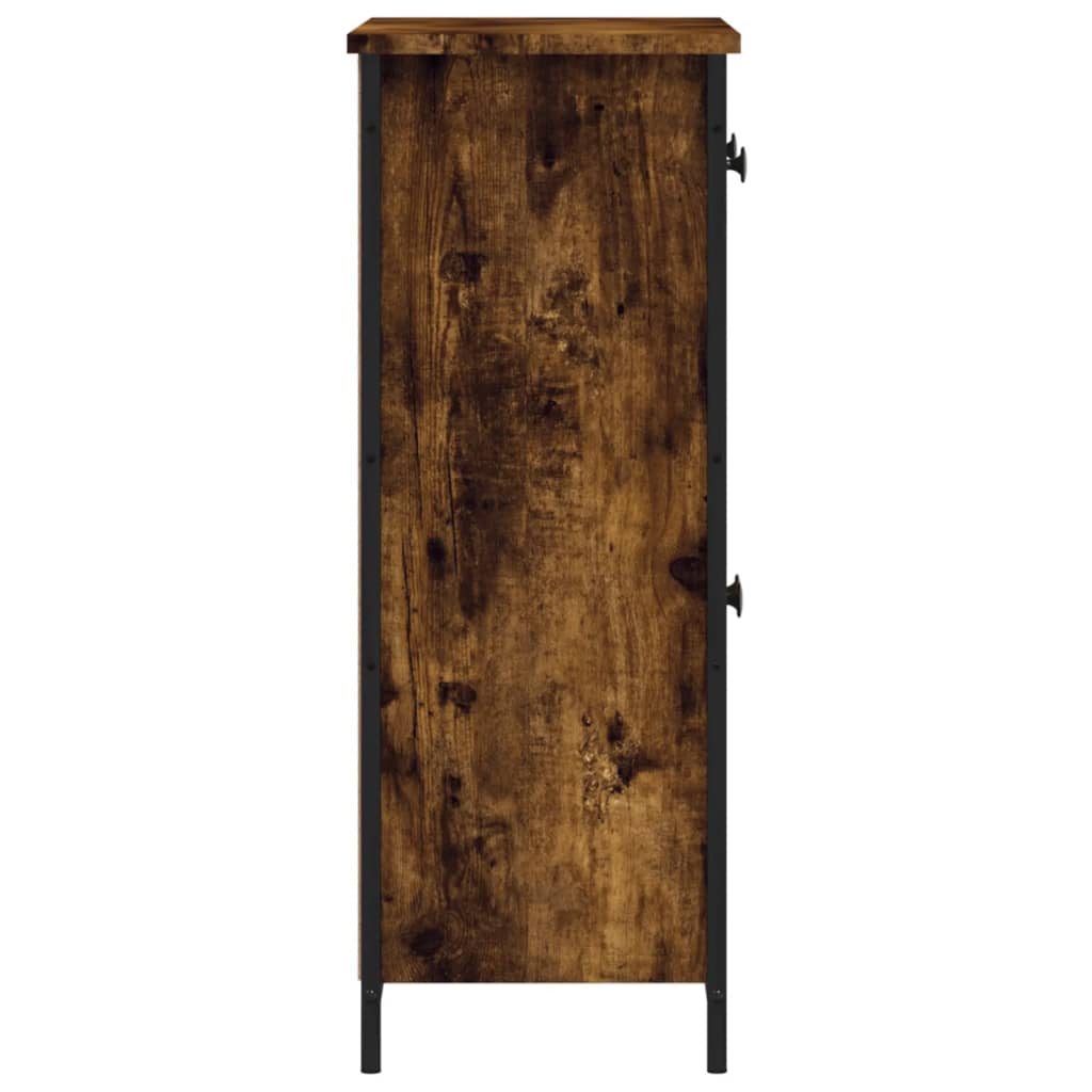 Modern Wooden Sideboard Storage Cabinet Unit With 2 Doors & 2 Drawers Wood