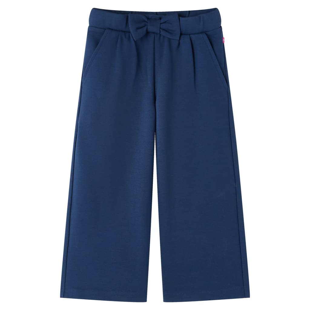 Kids' Pants With Wide Legs Navy 104