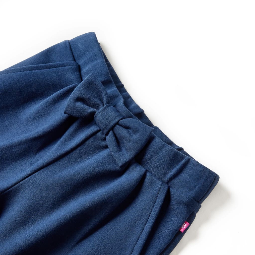 Kids' Pants With Wide Legs Navy 104