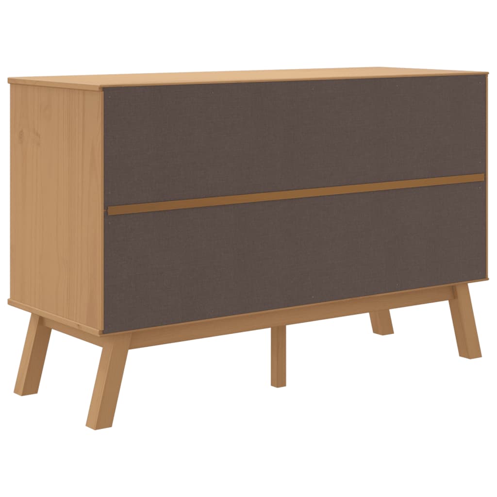 Sideboard OLDEN Brown 114x43x73.5cm Solid Wood Pine