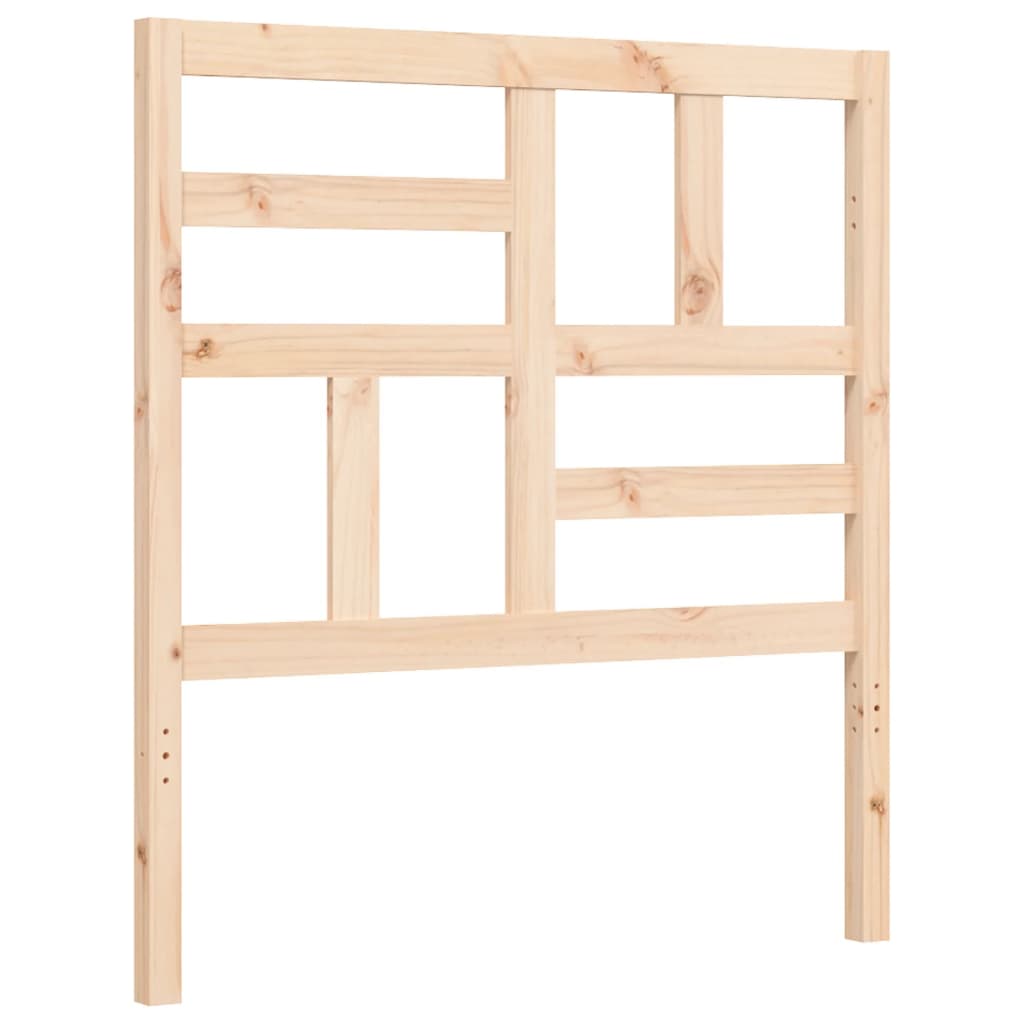 Bed Frame without Mattress 90x200 cm Solid Wood