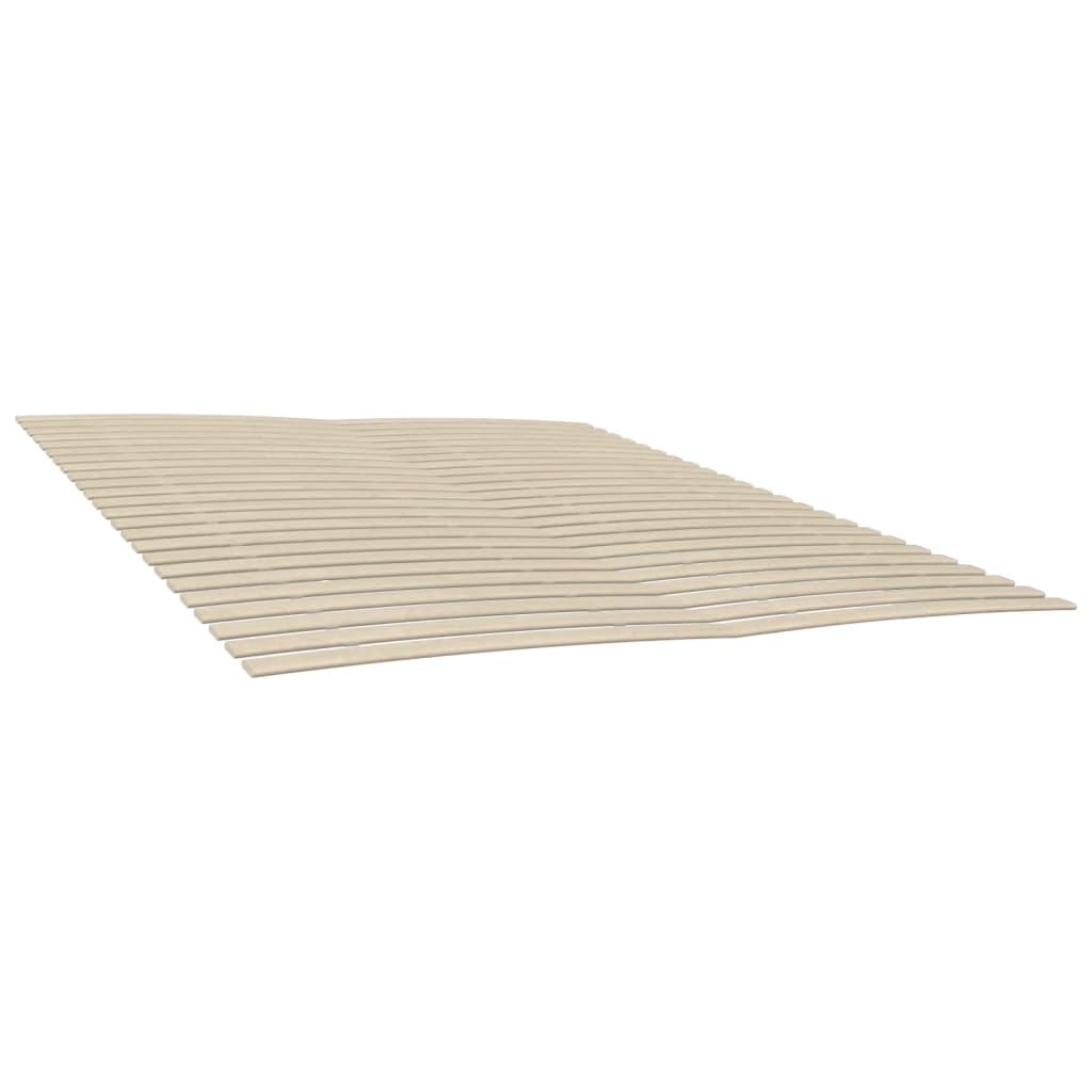 Bed Slats Replacements with 48 Slats 2 pcs 90x200 cm