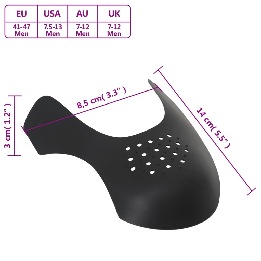 Shoe Crease Protections 2 Pairs Eu Plastic