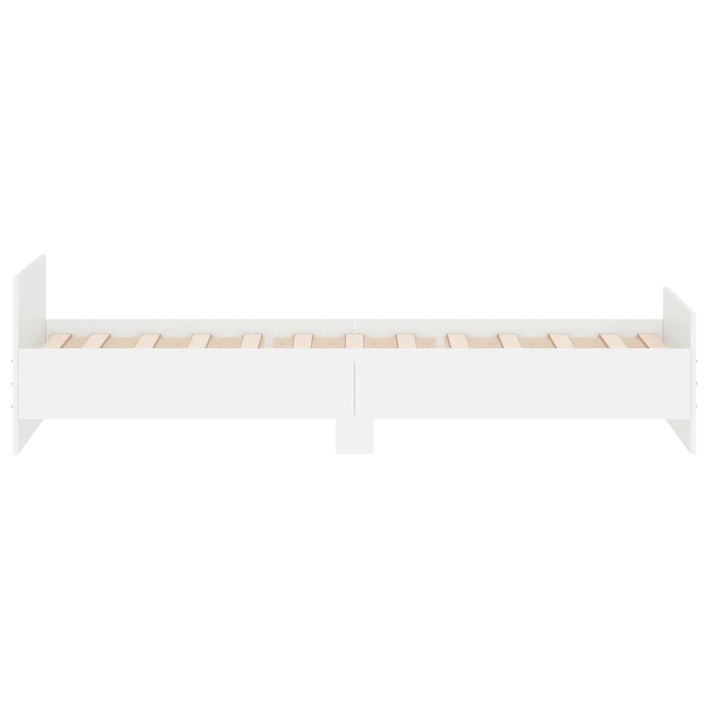 Modern Wooden Single Size 90cm Bed Frame Base With Headboard & Footboard