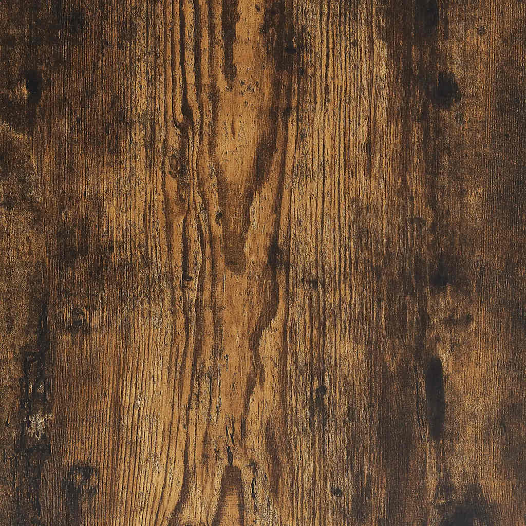 Bed Frame without Mattress Smoked Oak 120x200 cm