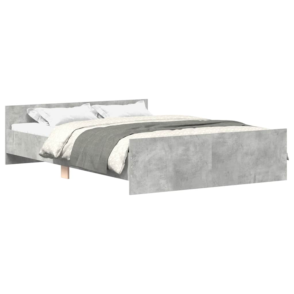 Modern Wooden King Size 150cm Bed Frame Base With Headboard & Footboard
