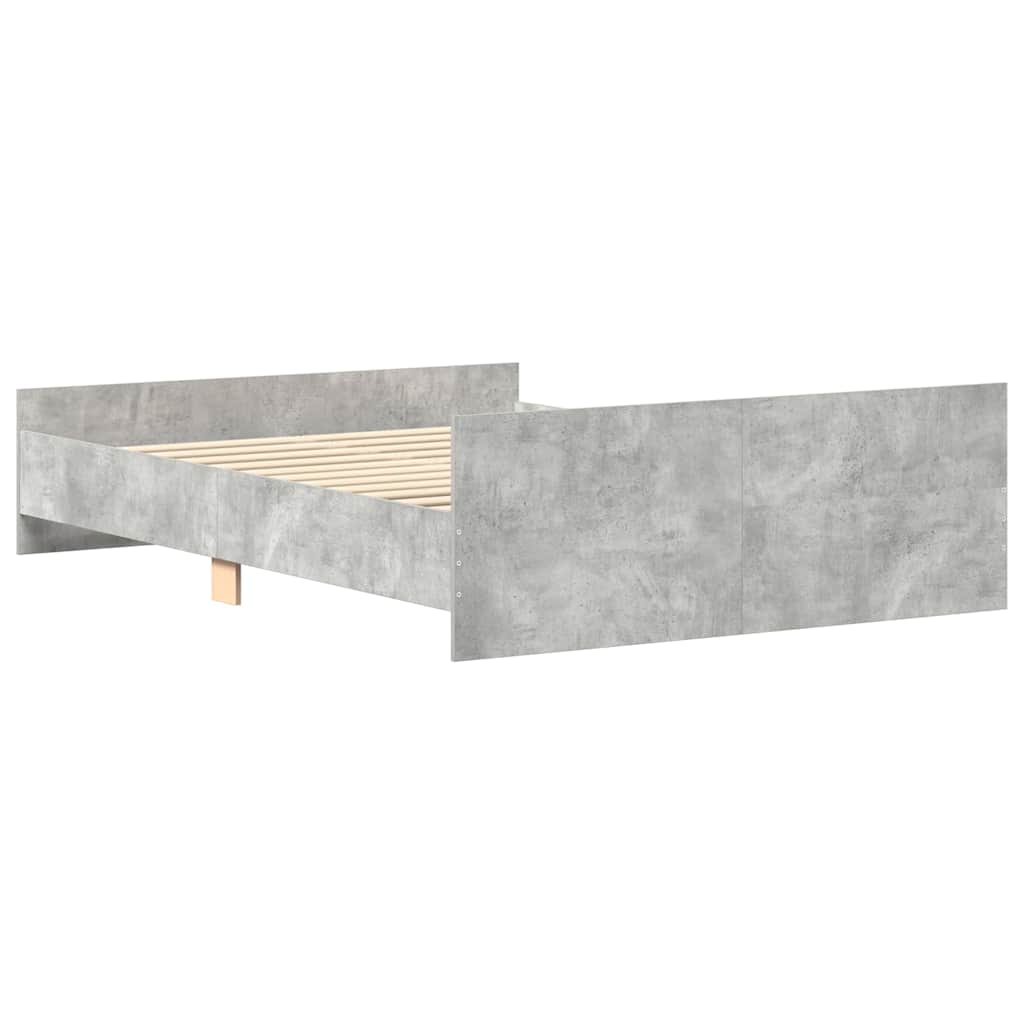 Modern Wooden King Size 150cm Bed Frame Base With Headboard & Footboard