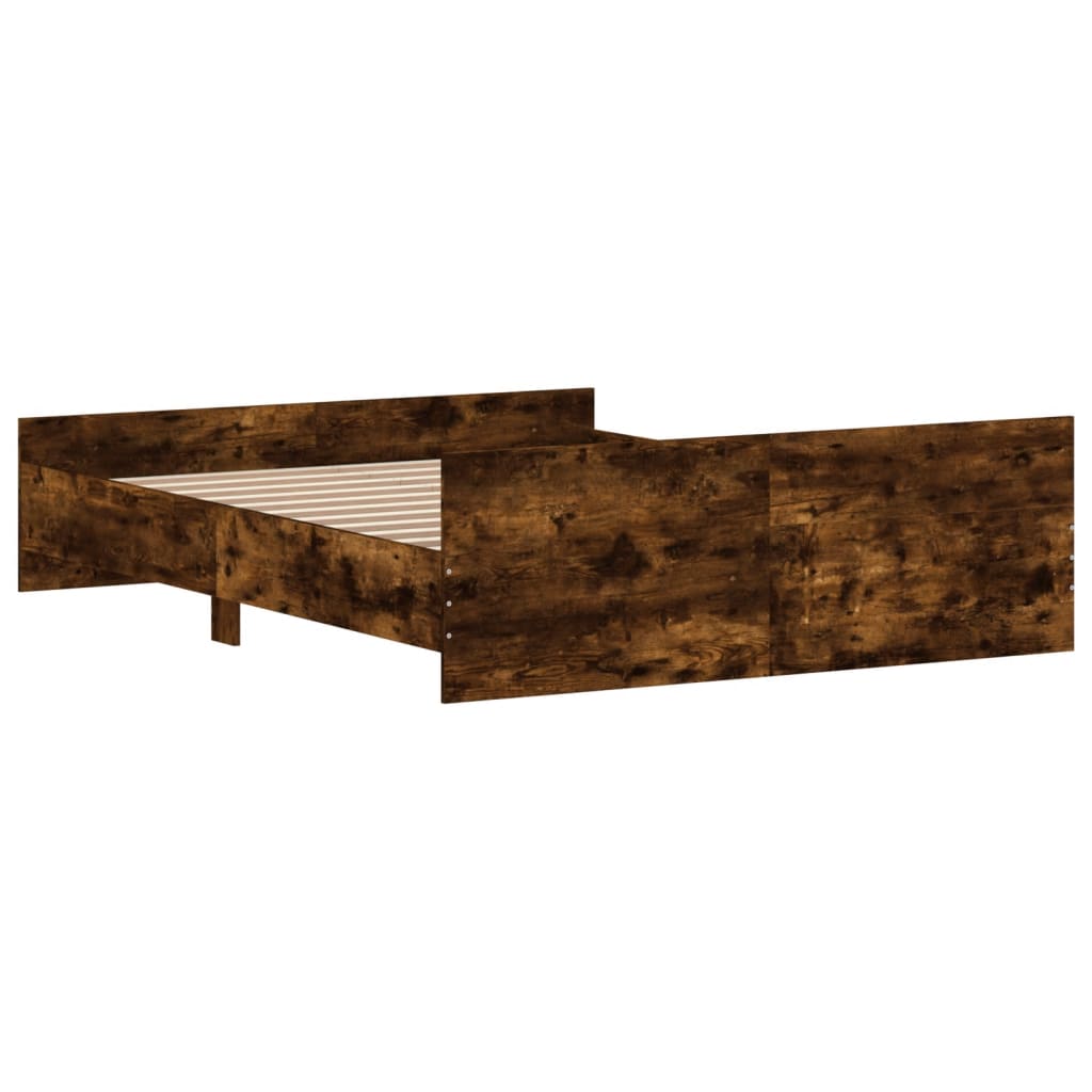 Modern Wooden King Size 150cm Bed Frame Base With Headboard & Footboard