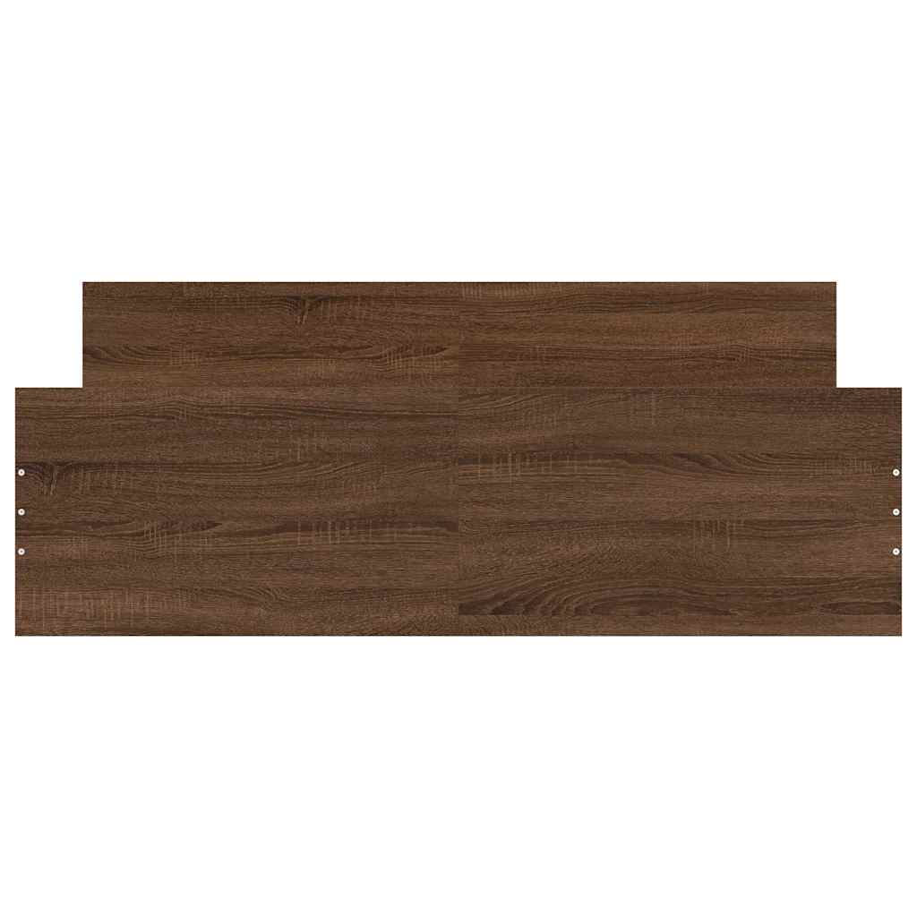 Modern Wooden King Size 150cm Bed Frame Base With Headboard & Footboard