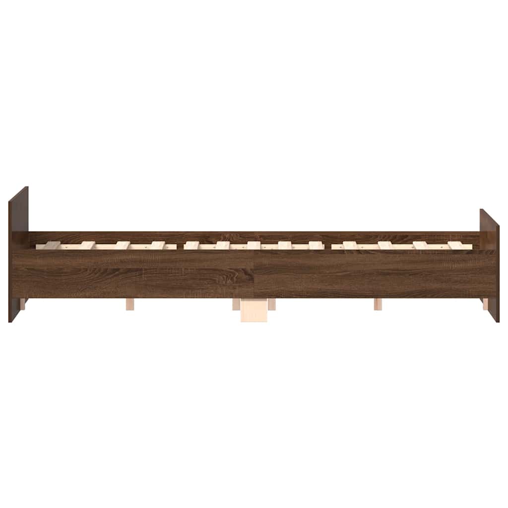 Modern Wooden King Size 150cm Bed Frame Base With Headboard & Footboard