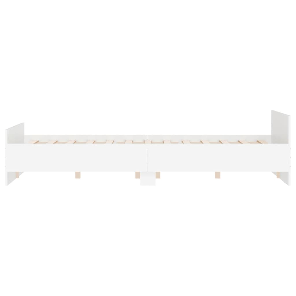Modern Wooden Queen Size 160cm Bed Frame Base With Headboard & Footboard