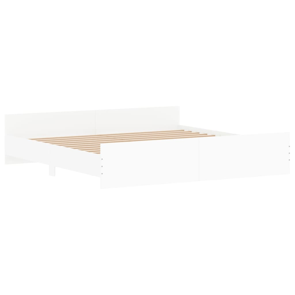 Modern Wooden Super King Size 180cm Bed Frame Base With Headboard & Footboard