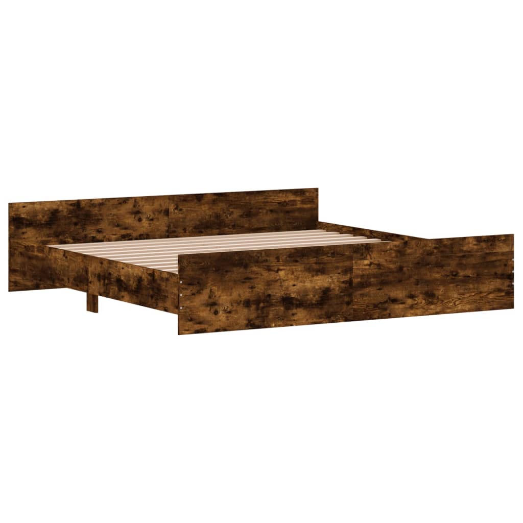 Modern Wooden Super King Size 180cm Bed Frame Base With Headboard & Footboard