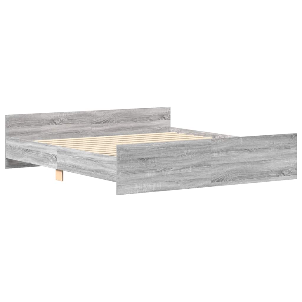 Modern Wooden Super King Size 180cm Bed Frame Base With Headboard & Footboard