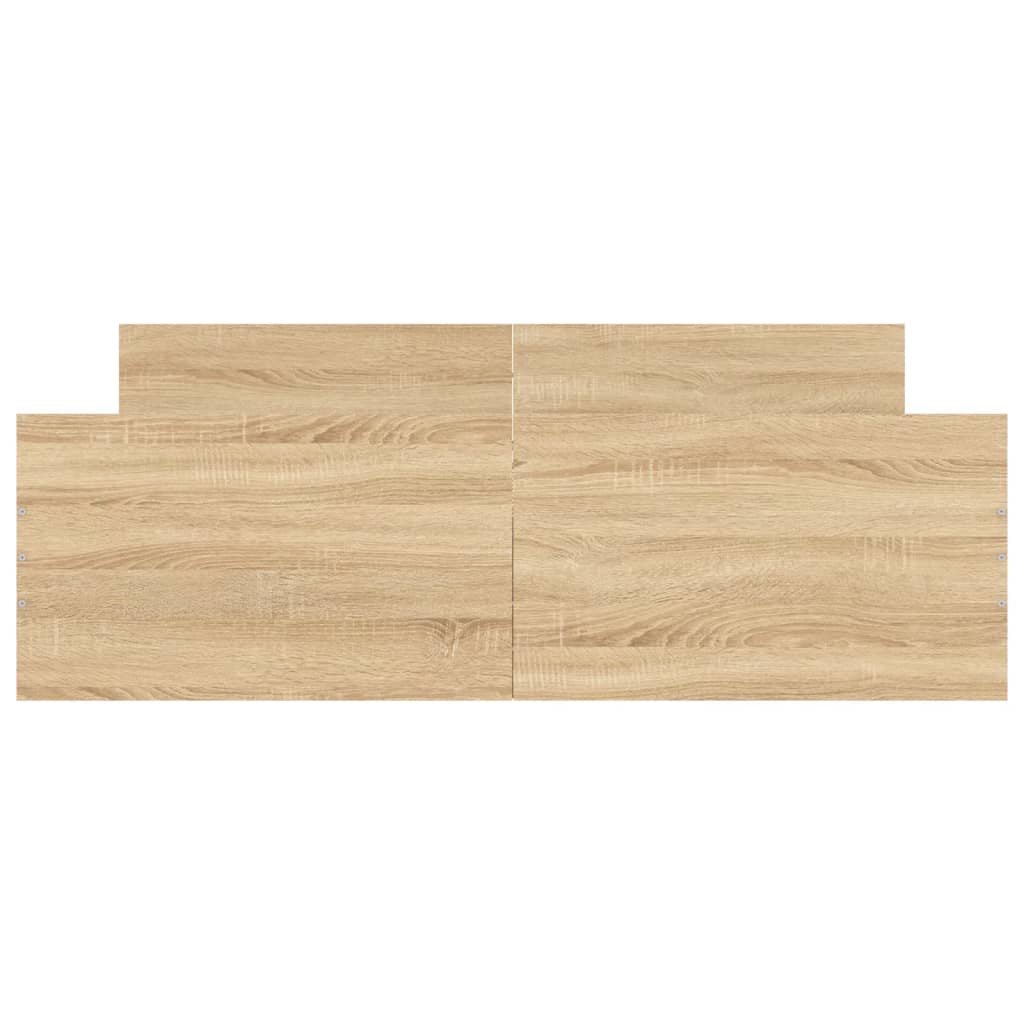 Modern Wooden Double Size 135cm Bed Frame Base With Headboard & Footboard