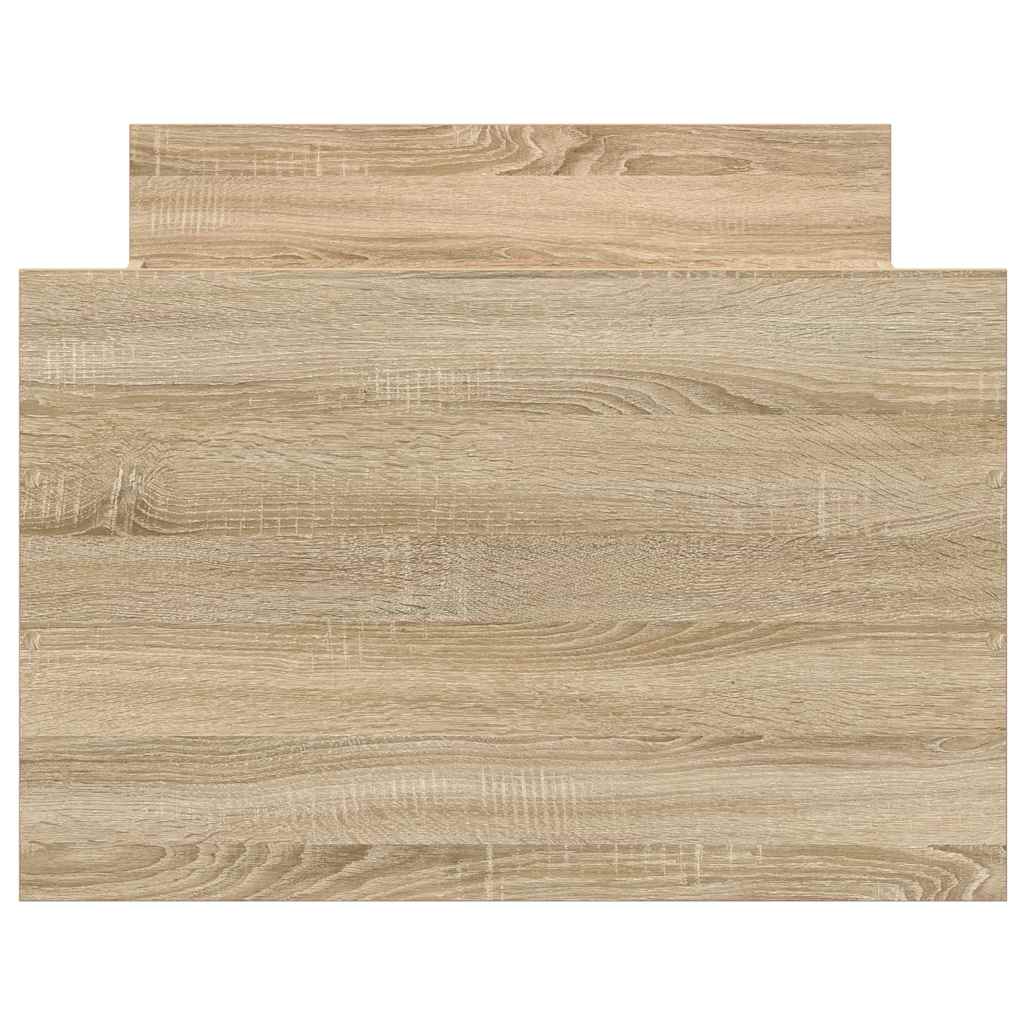 Bed Frame without Mattress Sonoma Oak 90x200 cm