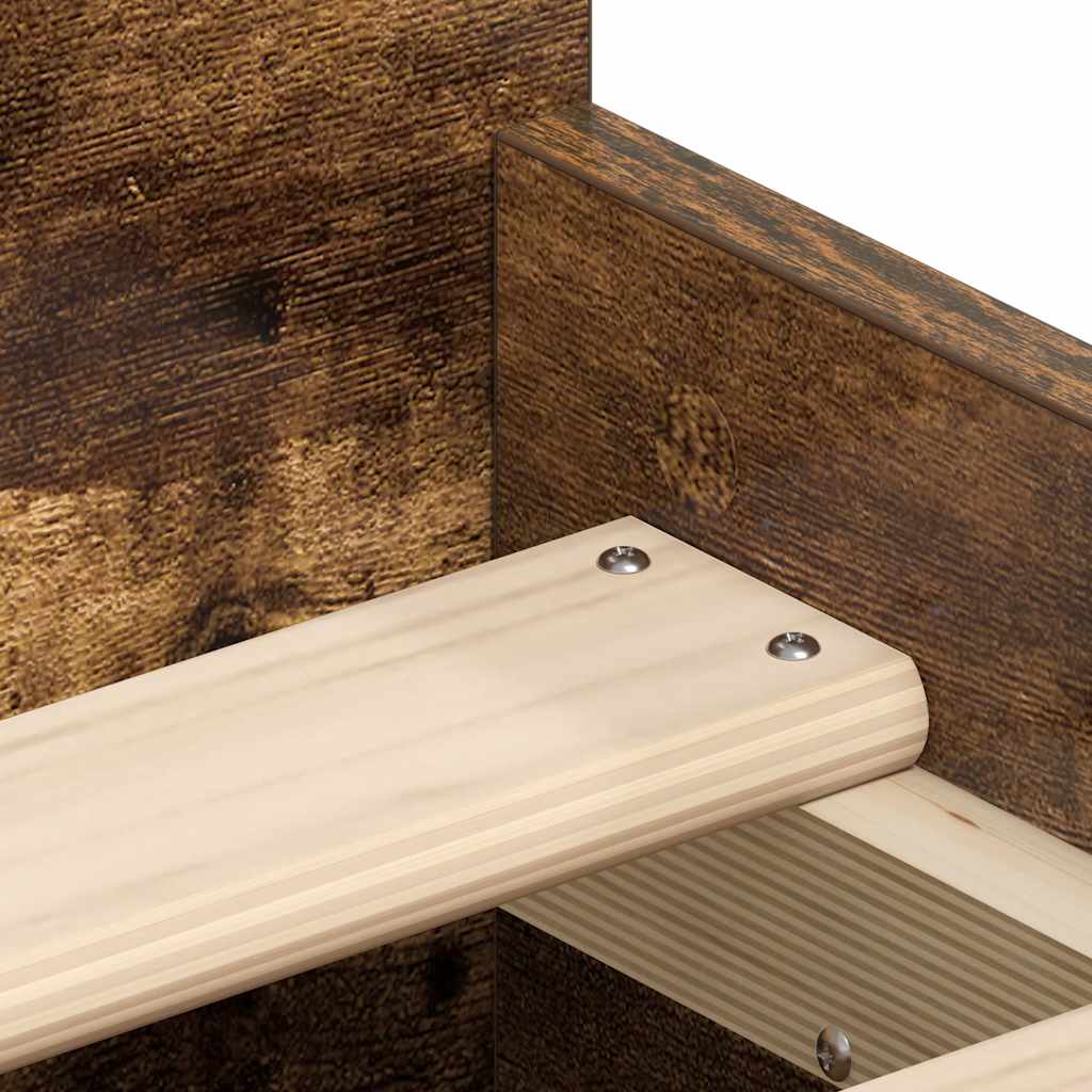 Modern Wooden Single Size 90cm Bed Frame Base With Storage Drawers Wood Beds