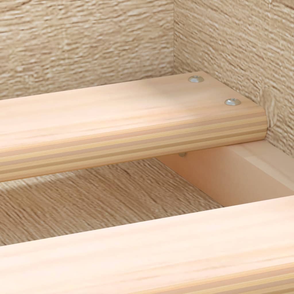 Bed Frame without Mattress Sonoma Oak 100x200 cm