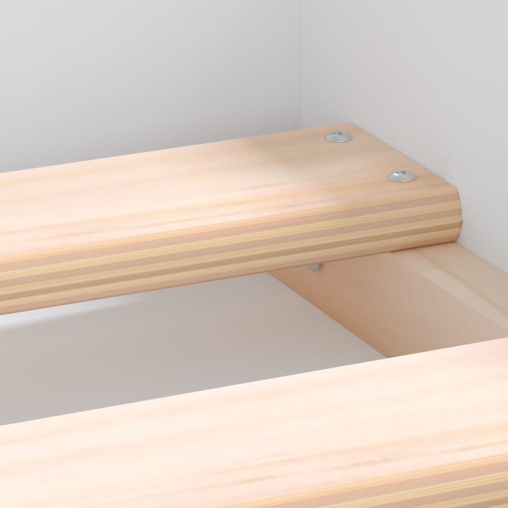 Bed Frame without Mattress White 180x200 cm Super King Super King Size