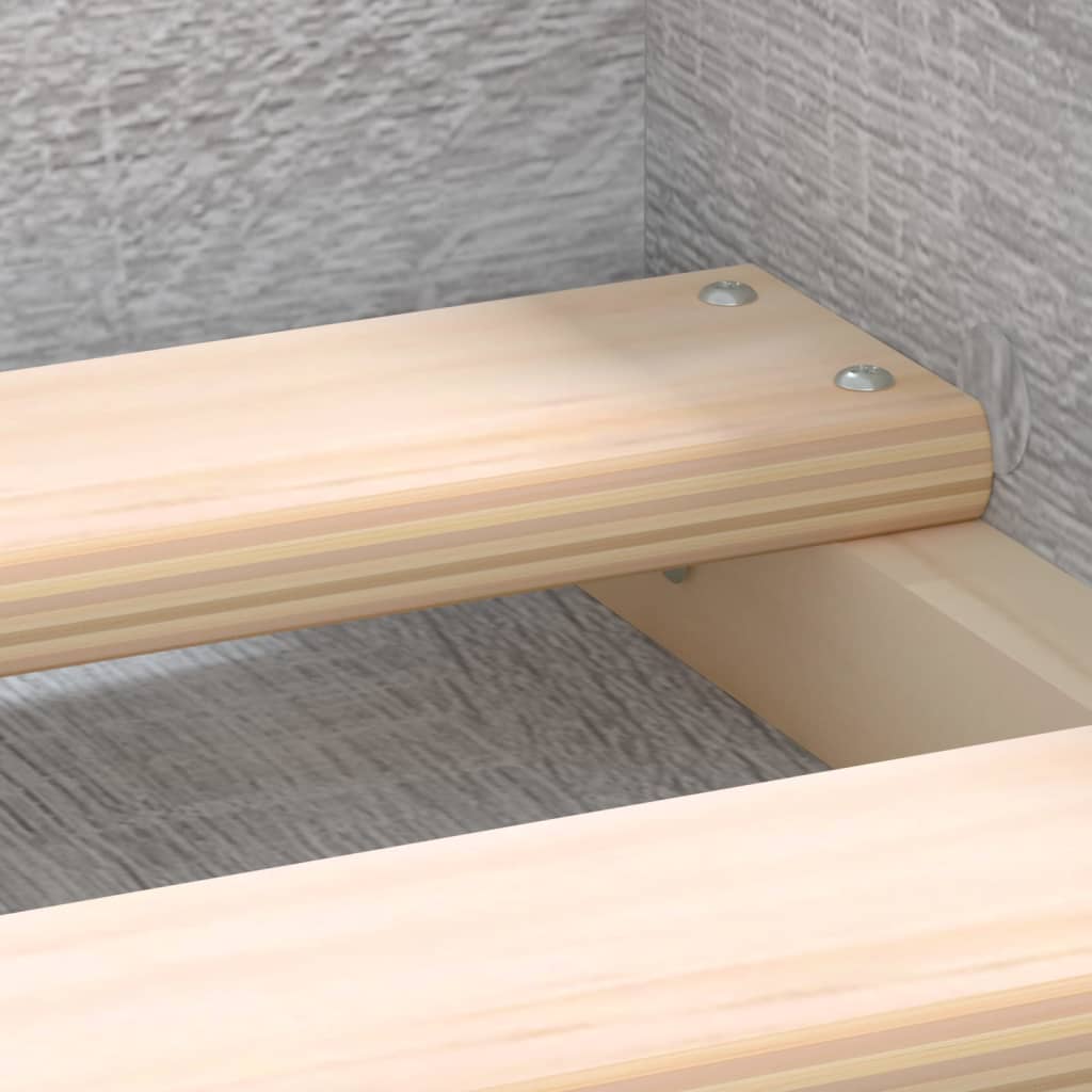 Bed Frame without Mattress Grey Sonoma 200x200 cm