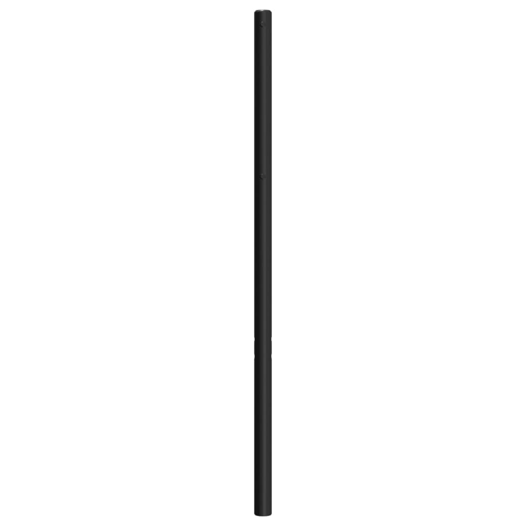 Metal Headboard Black 80 cm