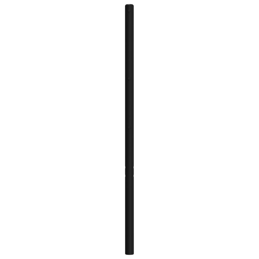 Metal Headboard Black 75 cm