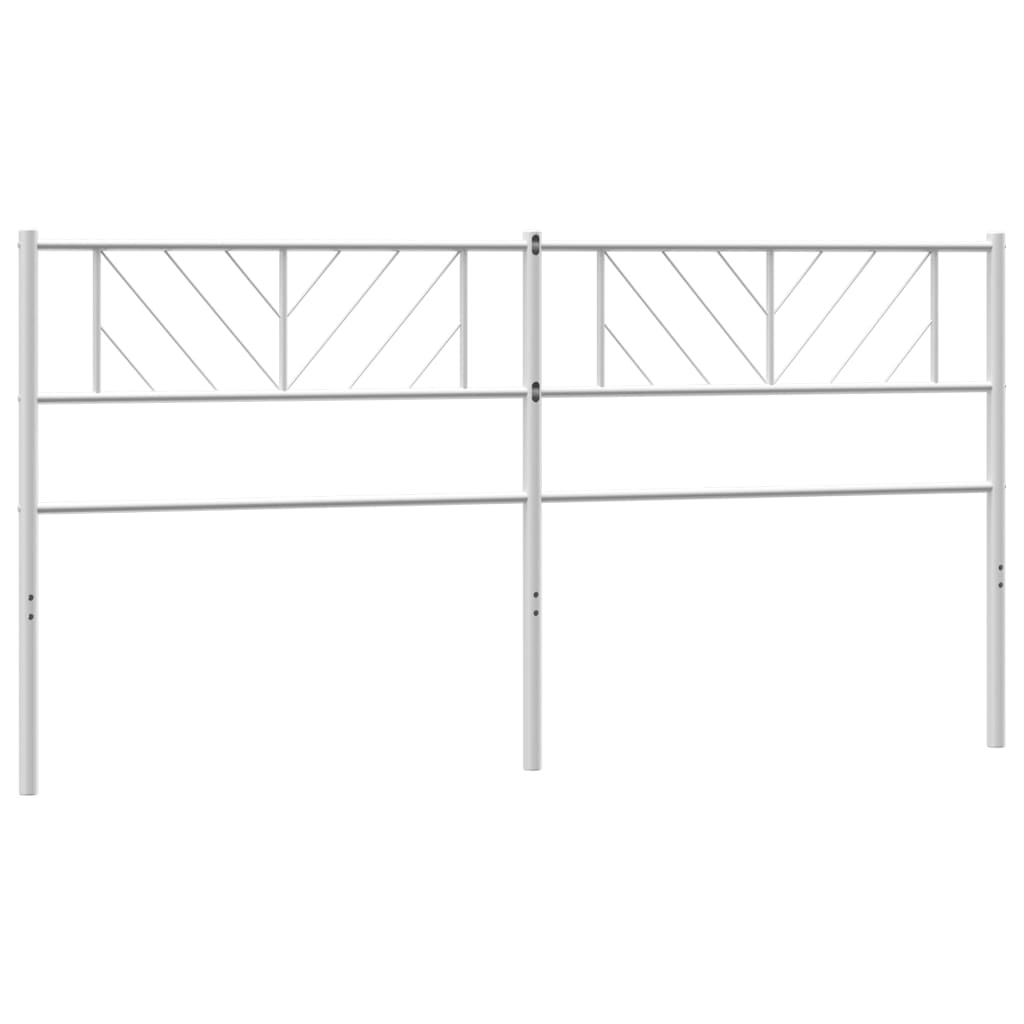 Metal Headboard White 180 cm