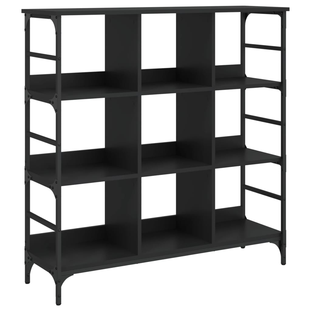 Sideboard Black 102x32x103.5 cm Engineered Wood