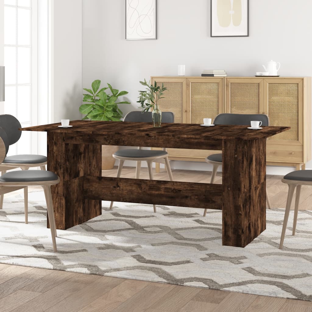Modern Wooden Large 6 Person Dining Dinner Table Wood Kitchen Tables