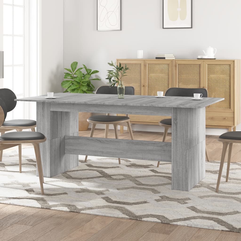 Modern Wooden Large 6 Person Dining Dinner Table Wood Kitchen Tables
