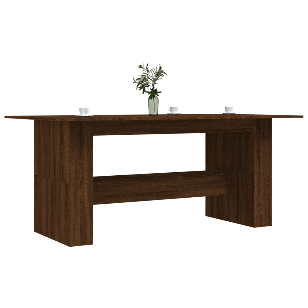 Modern Wooden Large 6 Person Dining Dinner Table Wood Kitchen Tables